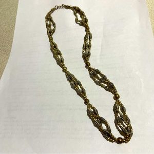 Metal beads necklace